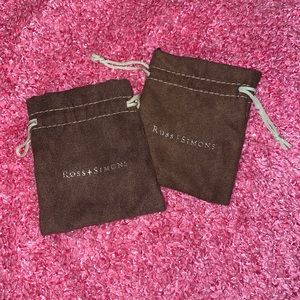 Ross Simons suede jewelry pouches